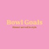 Bowl Goals collection title graphic in Windy’s brand colors on cream background