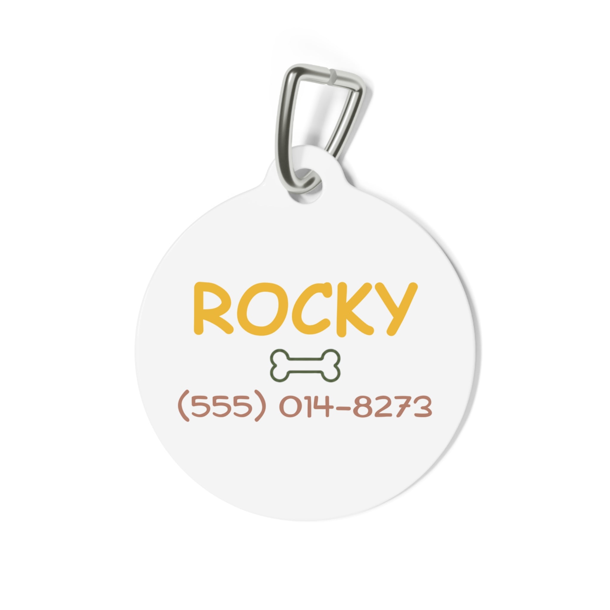 Zero Barks Given - Custom Designer Pet ID Tag
