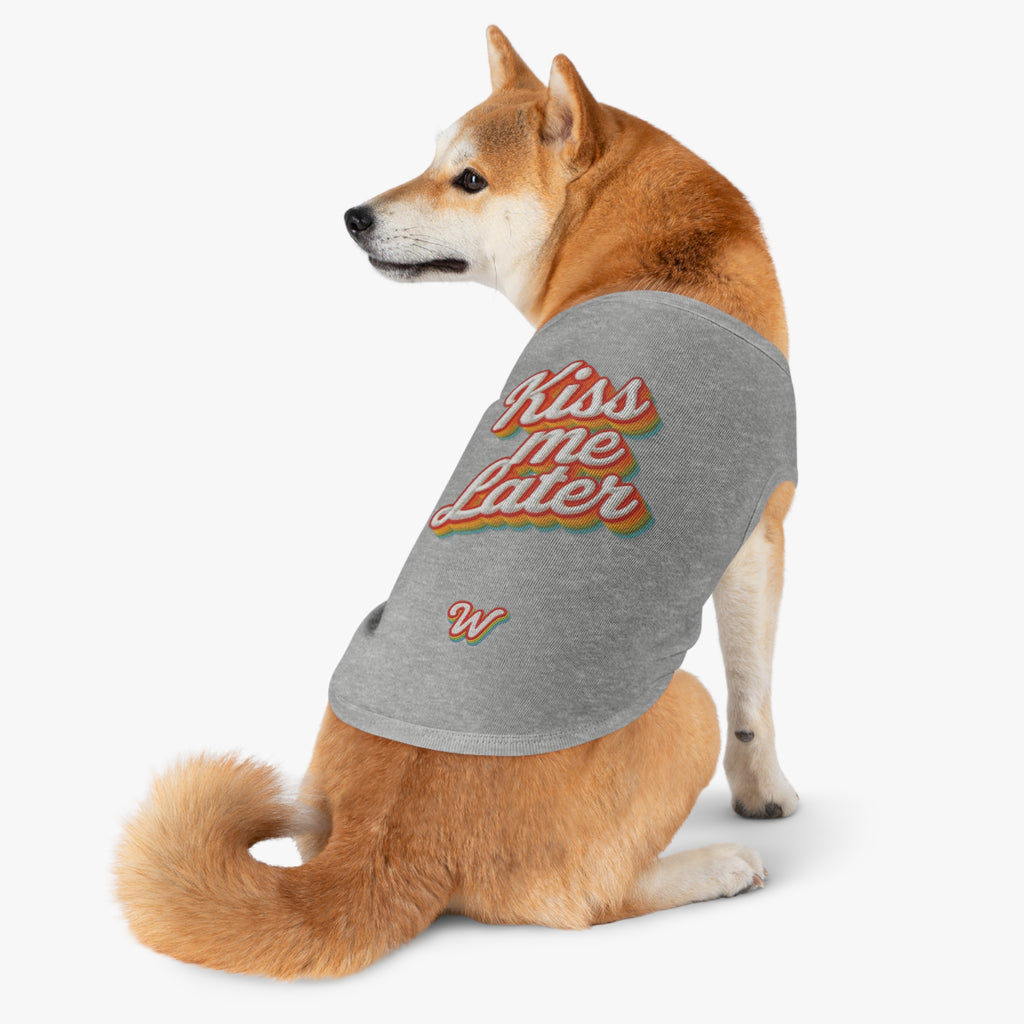 KISS ME LATER - Pet Tank Top