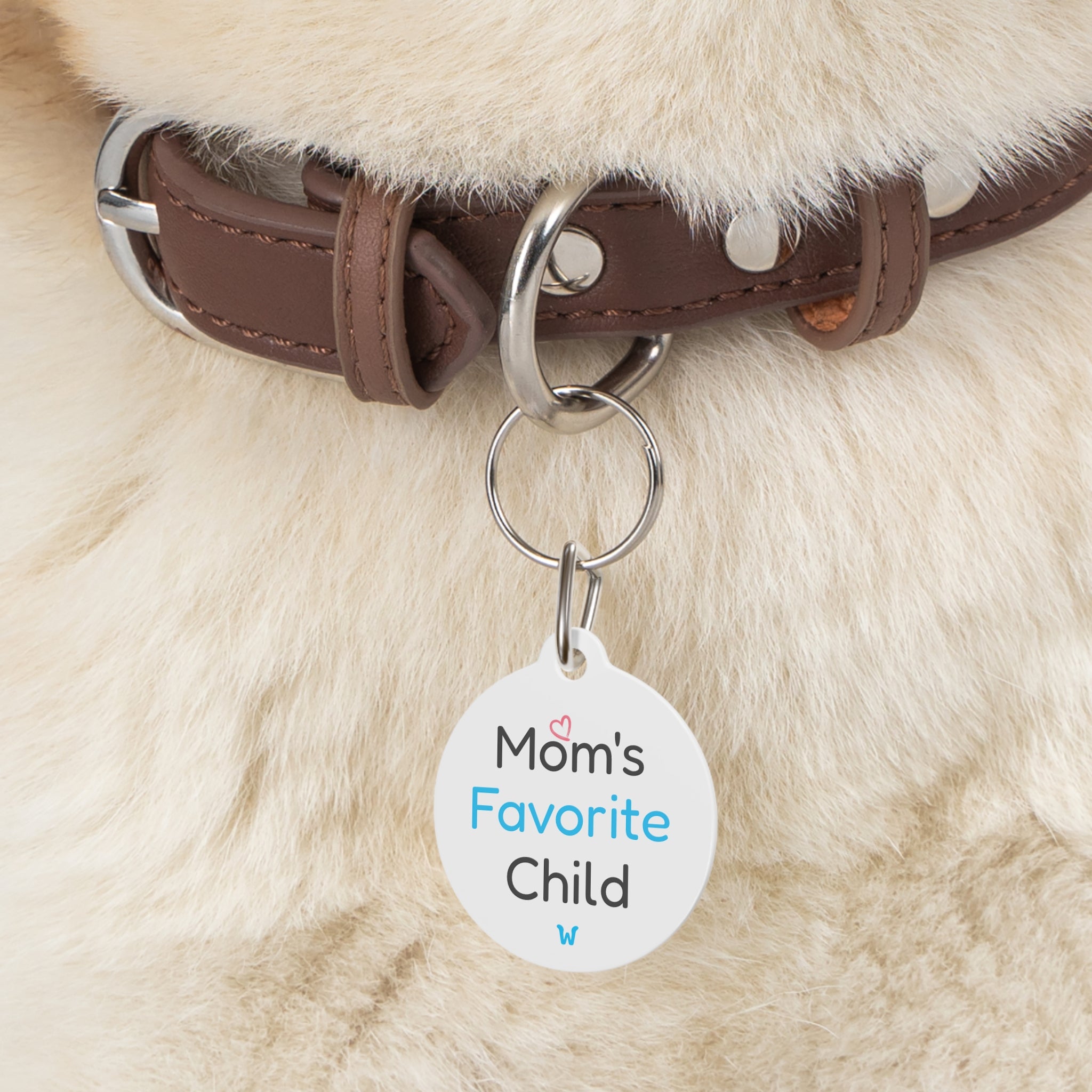 Mom's Favorite Child - Custom Designer Pet ID Tag