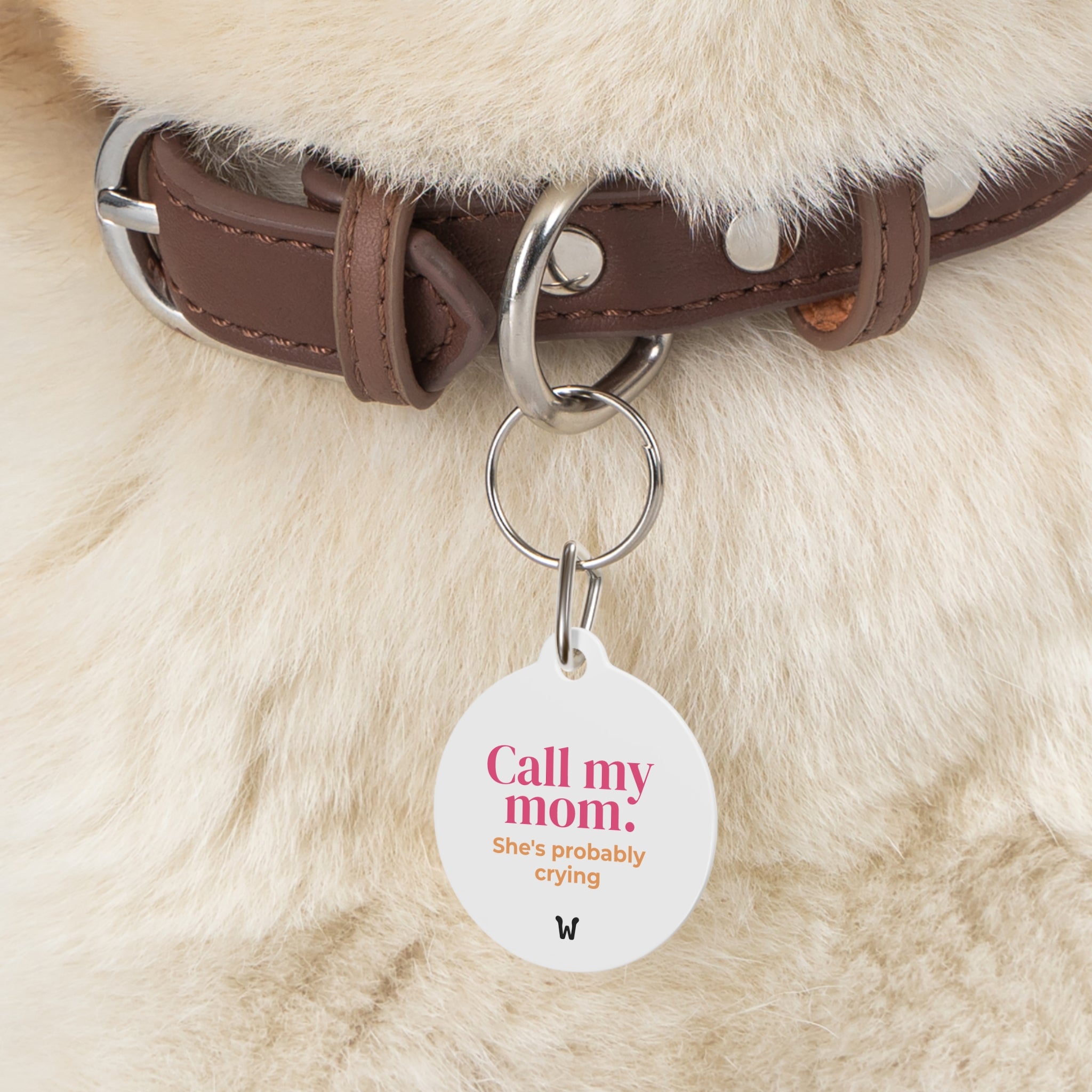 Call My Mom - Custom Designer Pet ID Tag