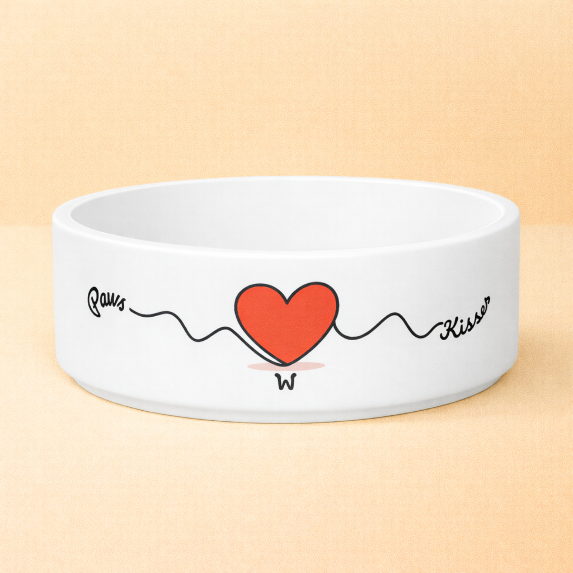Paws and Kisses - Bowl