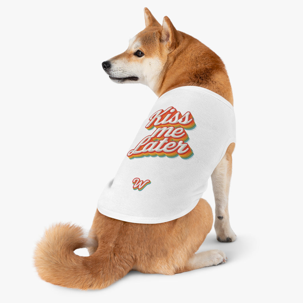 KISS ME LATER - Pet Tank Top